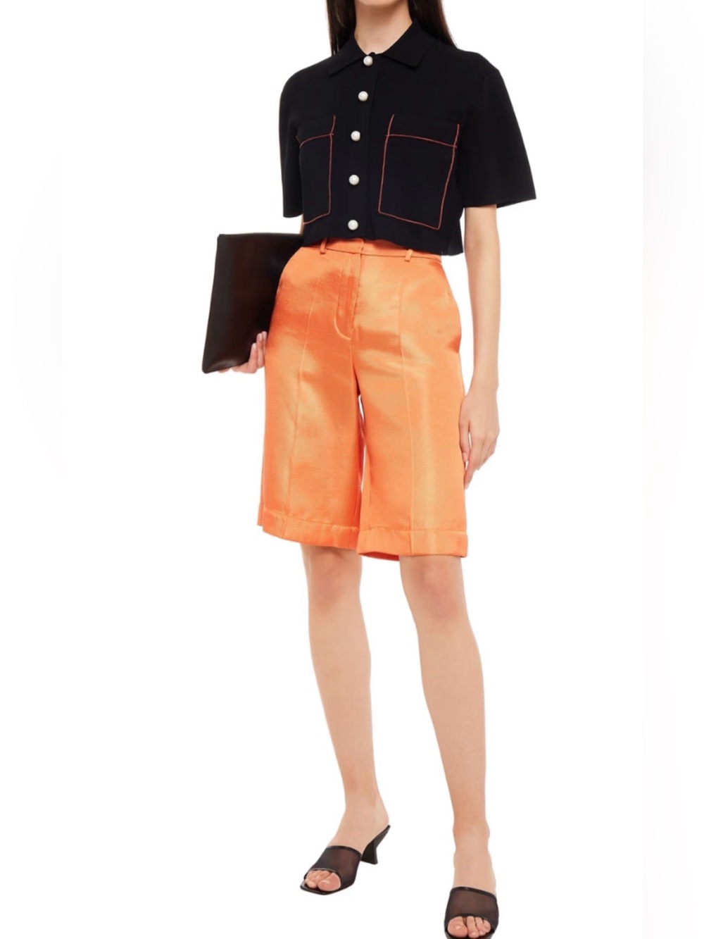 Sandro Elan Cropped Cardigan